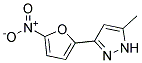 5-METHYL-3-(5-NITRO-2-FURYL)PYRAZOLE Struktur