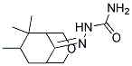 6,6,7-TRIMETHYL-3-OXABICYCLO(3.3.1)NONAN-9-ONESEMICARBAZONE Struktur