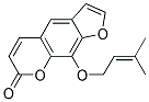 9-(3-METHYL-2-BUTENYLOXY)FURO(3,2-G)CHROMEN-7-ONE Struktur