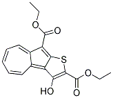 DIETHYL3-HYDROXYAZULENO(2,1-B)THIOPHENE-2,9-DICARBOXYLATE Struktur