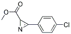 METHYL3-(P-CHLOROPHENYL)-2H-AZIRINE-2-CARBOXYLATE Struktur