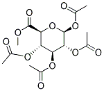 METHYL1,2,3,4-TETRA-O-ACETYL-B-D-GLUCOPYRANURONATE Struktur