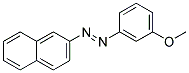 M-(2-NAPHTHYLAZO)ANISOLE Struktur