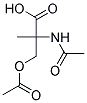 N,O-DIACETYL-2-METHYL-DL-SERINE Struktur