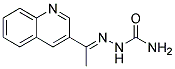 METHYL3-QUINOLYLKETONESEMICARBAZONE Struktur