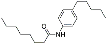 N-(P-PENTYLPHENYL)OCTANAMIDE Struktur