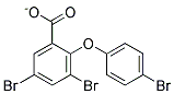 P-BROMOPHENYL3,5-DIBROMOSALICYLATE Struktur