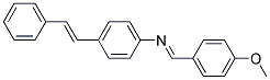 N-(P-METHOXYBENZYLIDENE)-P-STYRYLANILINE Struktur