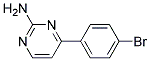 4-(4-Bromo-phenyl)-pyrimidin-2-ylamine Struktur