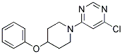 4-Chloro-6-(4-phenoxy-piperidin-1-yl)-pyrimidine Struktur