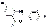 (5-Bromo-2-nitro-phenyl)-(3,4-difluoro-benzyl)-amine Struktur