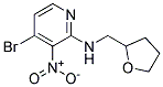 (4-Bromo-3-nitro-pyridin-2-yl)-(tetrahydro-furan-2-ylmethyl)-amine Struktur