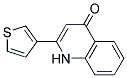 2-thiophen-3-ylquinolin-4(1H)-one Struktur