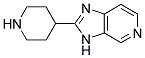 2-piperidin-4-yl-3H-imidazo[4,5-c]pyridine Struktur