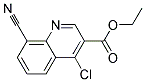 ethyl 4-chloro-8-cyanoquinoline-3-carboxylate Struktur