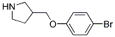 3-(4-Bromo-phenoxymethyl)-pyrrolidine Struktur