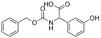 (2R)-{[(benzyloxy)carbonyl]amino}(3-hydroxyphenyl)ethanoic acid Struktur