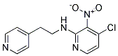 (4-Chloro-3-nitro-pyridin-2-yl)-(2-pyridin-4-yl-ethyl)-amine Struktur