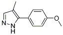 5-(4-methoxyphenyl)-4-methyl-1H-pyrazole Struktur