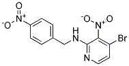 (4-Bromo-3-nitro-pyridin-2-yl)-(4-nitro-benzyl)-amine Struktur