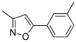 3-methyl-5-(3-methylphenyl)isoxazole Struktur