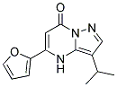 5-furan-2-yl-3-(1-methylethyl)pyrazolo[1,5-a]pyrimidin-7(4H)-one Struktur