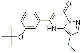 5-(3-tert-butoxyphenyl)-3-ethylpyrazolo[1,5-a]pyrimidin-7(4H)-one Struktur