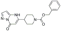 benzyl 4-(7-oxo-4,7-dihydropyrazolo[1,5-a]pyrimidin-5-yl)piperidine-1-carboxylate Struktur