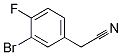 3-BROMO-4-FLUOROBENZYL CYANIDE Struktur