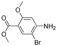 4-AMINO-5-BROMO-2-METHOXYBENZOIC ACID METHYL ESTER Struktur