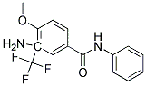 3-AMINO-4-METHOXY-3-TRIFLUOROMETHYLBENZANILIDE Struktur