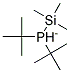 DI-TERT-BUTYL TRIMETHYLSILYLPHOSPHATE Struktur