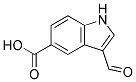 3-Formylindole-5-Carboxylic Acid Struktur