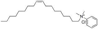 Oleyl dimethyl benzene ammonium chloride Struktur