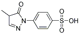 p-(4-Methyl-5-oxo-2-pyrazolin-1-yl)benzenesulfonic acid Struktur