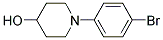 4-Bromophenyl-4-hydroxypiperidine Struktur