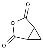 Cyclopropane-1,2-dicarboxylic anhydride Struktur