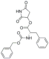 N-Benzyloxycarbonyl-L-phenylalanine hydroxysuccinimide ester Struktur