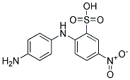 4-Nitro-4'-aminodiphenylamine-2-sulfonic acid Struktur