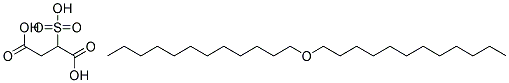 Dodecyl ether sulfosuccinate Struktur