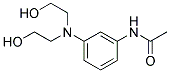 3-Acetylamino-N,N-bis(hydroxyethyl)aniline Struktur