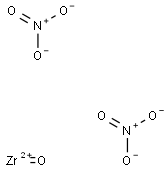 Zirconyl nitrate (basic) Struktur