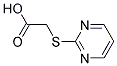 (2-PYRIMIDINYLTHIO)ACETICACID Struktur