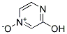 2-PYRAZINOL4-OXIDE Struktur