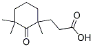 3-(1,3,3-TRIMETHYL-2-OXOCYCLOHEXYL)PROPIONICACID Struktur