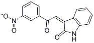 3-(3-NITROPHENACYLIDENE)-2-INDOLINONE Struktur