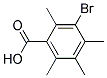 3-BROMO-2,4,5,6-TETRAMETHYLBENZOICACID Struktur