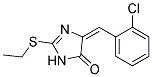 4-(2-CHLOROBENZYLIDENE)-2-ETHYLTHIO2-IMIDAZOLIN-5-ONE Struktur