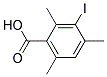 3-IODO-2,4,6-TRIMETHYLBENZOICACID Struktur