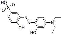 4'-DIETHYLAMINO-2',6-DIHYDROXYAZOBENZENE-3-SULFONICACID Struktur